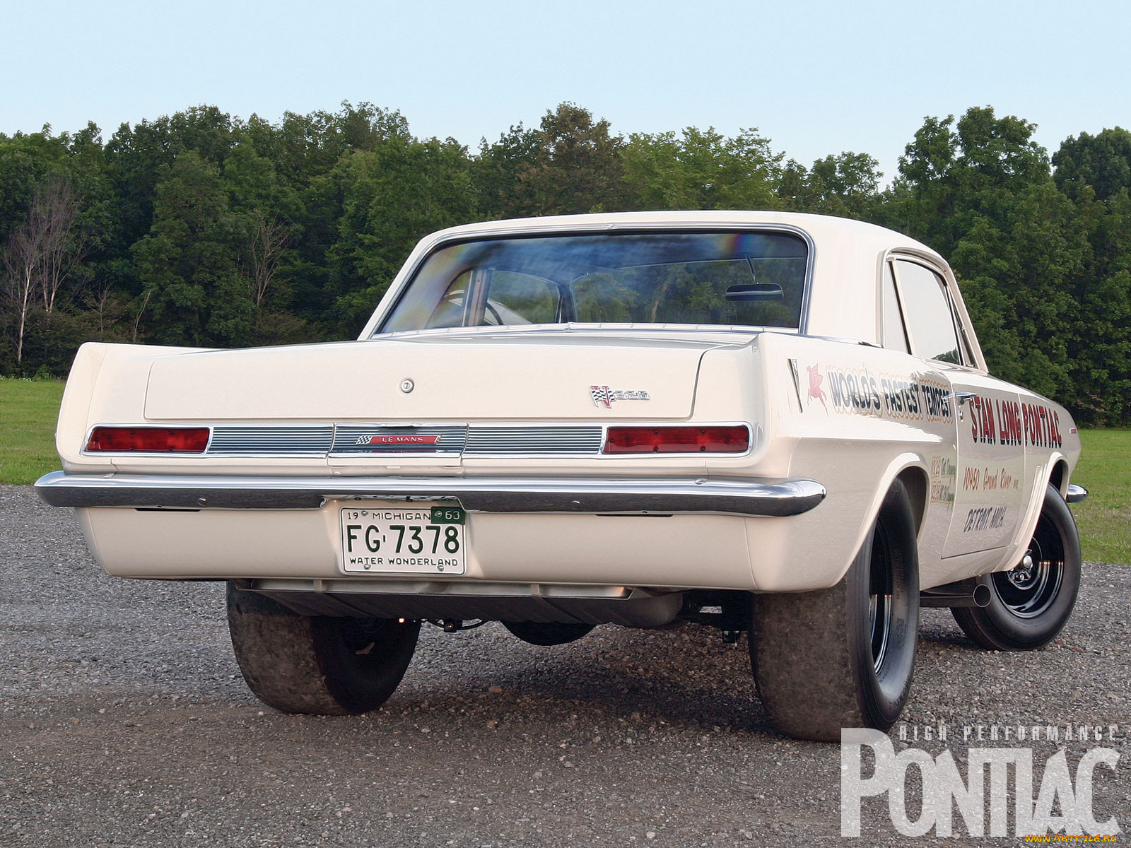 1963, pontiac, 421, sd, lemans, 